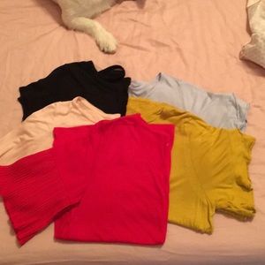 Loft T-shirts. Qty:  5. All size L.
